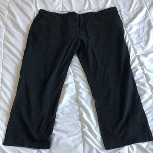 Black polo trousers.